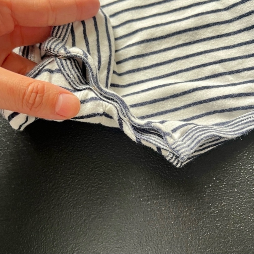 Monsieur Madame x Petit Bateau Striped Baby Romper Playsuit Nautical - Picture 6 of 10